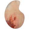 Tapete Orgânico Origem 2,50 X 3,50 Bege/terracota - 3