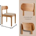 Ver imagem 3 de Sala de Jantar Mesa Ballare 135cm Tampo Laminado Redondo com 4 Cadeiras Star