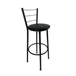 Kit 3 Banqueta Alta Preta Cozinha Gourmet Americana Balcão:marrom Floral - 6