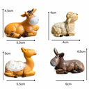 Ver imagem 7 de Presépio Infantil 10 Peças Resina com Estábulo 8cm Decoração Natal 1633-Infantil