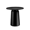 Ver imagem 1 de Mesa Redonda de Apoio Auxiliar Lateral Decorativa Costa 60cm:preto/fosco