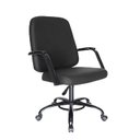 Ver imagem 1 de Cadeira Obeso Bigger 200 Kgs Preta