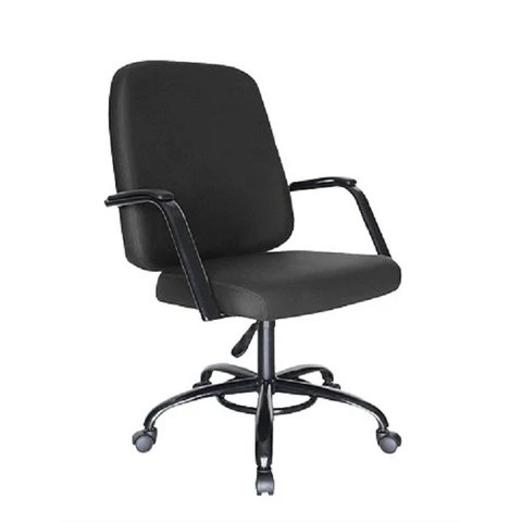 Cadeira Obeso Bigger 200 Kgs Preta