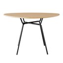 Ver imagem 4 de Mesa de Jantar Orgânica 120cm Barcelona Marrom/Acácia Mel