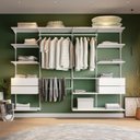 Ver imagem 2 de Closet Aberto Modular para Casal 265cm Eternity Branco