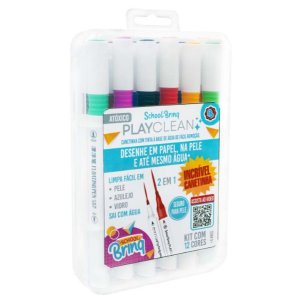 Conjunto Canetinhas Playclean Polibrinq