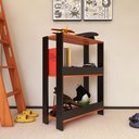 Ver imagem 4 de Nicho para Brinquedoteca ou Quarto Infantil para Organizar Brinquedos - Preto com Nature