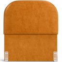 Ver imagem 3 de Cabeceira Cama Box 100cm Lanna com Puff Recamier Doha W01 Couríssimo Whisky - Lyam Decor
