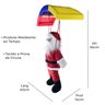 Decoração Natalina Papai Noel Paraquedas Resistente ao Tempo - 6