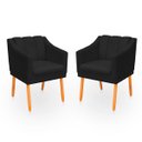 Ver imagem 1 de Kit com 2 Poltronas para Sala Moderna e Confortável Milla