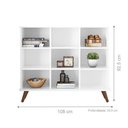 Ver imagem 2 de Nicho Organizador Branco Retrô (1478.69) + Kit 3 Gavetas Coloridas (1479.46)