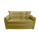 Ver imagem 1 de Sofá Small 3 Lugares Conforto 160cm Suede Bege Herrero Decor