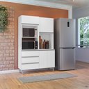 Ver imagem 5 de Kit Cozinha Compacta 4 Portas 120 cm Livia Branco Reajl
