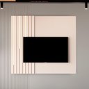 Ver imagem 2 de Painel Suspenso Boto 1.4 com Led Sala P/ Tv até 58" Off White