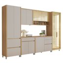 Ver imagem 2 de Cozinha 6 Peças 10 Portas Cristaleira Reflecta 100% MDF Mista