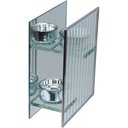 Ver imagem 1 de Castiçal Decorativo Enfeite Porta Vela Home&co 2 Velas Vidro 16x13x6cm Transparente