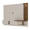 Ver imagem 6 de Painel Toronto para TV até 72 Polegadas Pinho Ripado/Off White - Artely Móveis