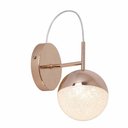 Ver imagem 1 de Arandela Led Media Luna French Gold 3000k 6w - Bella Iluminação
