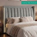 Ver imagem 2 de Cabeceira Casal 140 cm Lumina LED com Frame Linho Sl 66 Peer