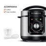 Panela Eletrica de Pressao Pratic Cook 5l Mondial Preto Inox 127v - 2