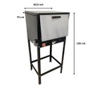 Ver imagem 2 de Forno Grande 100 Litros Tampa de Inox com Cavalete Baixa Pressão Cefaz