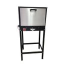 Ver imagem 1 de Forno Grande 100 Litros Tampa de Inox com Cavalete Baixa Pressão Cefaz