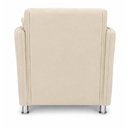 Ver imagem 7 de Poltrona Extensivel Confortável 125cm Daiana Suede Bege Império Decor