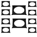 Ver imagem 1 de Kit C/10 Porta Grelha Ralo Click 15x15 Suporte Inox Preto