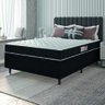 Cama Box Baú Colchão Casal Espuma D33 New Millenium 138x188x60cm Preto / Branco Hellen - 2