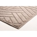 Ver imagem 4 de Tapete Sala Alto Relevo Realce Trama 51 Cinza Prata 150x200 Cm 1,5x2m