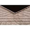 Ver imagem 3 de Tapete Sala Alto Relevo Realce Trama 51 Cinza Prata 150x200 Cm 1,5x2m