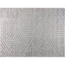 Ver imagem 2 de Tapete Sala Alto Relevo Realce Trama 51 Cinza Prata 150x200 Cm 1,5x2m