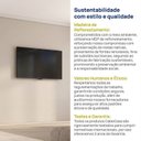 Ver imagem 7 de Painel Liso para TV até 86 Polegadas Planejado 360x230cm Aruá CabeCasa MadeiraOriginals Off White