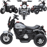 Mini Moto Eletrica Infantil Zippy Toys Harley Tracker 6v Cinza - 3