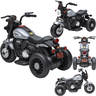 Mini Moto Eletrica Infantil Zippy Toys Harley Tracker 6v Cinza - 2