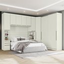 Ver imagem 1 de Guarda-roupa Casal Modulado Seletto 9 Portas 9 Gavetas 11 Prateleiras Areia - Henn