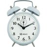 Despertador Cordas Antigo Alarme Forte Metal 2208 Branco - 1