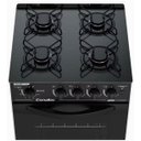 Ver imagem 4 de Fogão Esmaltec 4 Bocas Caribe Glass Mesa Vidro - Preto - Bivolt