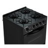 Fogão Esmaltec 4 Bocas Caribe Glass Mesa Vidro - Preto - Bivolt - 2