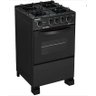 Fogão Esmaltec 4 Bocas Caribe Glass Mesa Vidro - Preto - Bivolt - 5