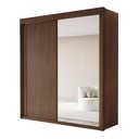 Ver imagem 3 de Guarda Roupa Casal 2 Portas de Correr 100% MDF Chicago Marrom/Cacau