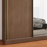 Guarda Roupa Casal 2 Portas de Correr 100% Mdf Chicago - 5
