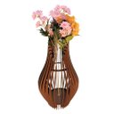 Ver imagem 1 de Vaso de Chão Decorativo Grande Andromeda Mdf:marrom/85x30cm