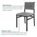 Ver imagem 3 de Kit 2 Cadeiras para Sala de Jantar Madri