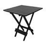 Conjunto De Mesa Dobravel 70X70 Com 4 Cadeiras Preto Polipropileno Vermelho - 4