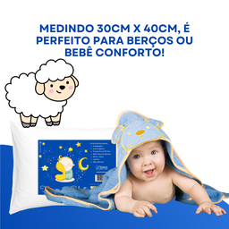 Travesseiro Select Baby Macio Infantil até 3 Anos Antialérgico Lavável - 9