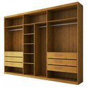 Ver imagem 6 de Guarda-Roupa Casal Luxe 2,70 Metros 6 Portas 6 Gavetas Cinamomo/Off White - Panorama Móveis