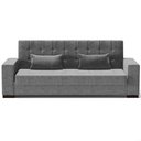 Ver imagem 6 de Sofá Cama Decorativo 210cm Beesley Linho Grafite - Gran Belo