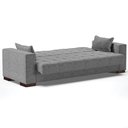 Ver imagem 7 de Sofá Cama Decorativo 210cm Beesley Linho Grafite - Gran Belo