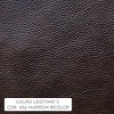 Ver imagem 3 de Kit 4 Poltronas Giratória Astana Couro Marrom Bicolor